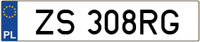 Truck License Plate